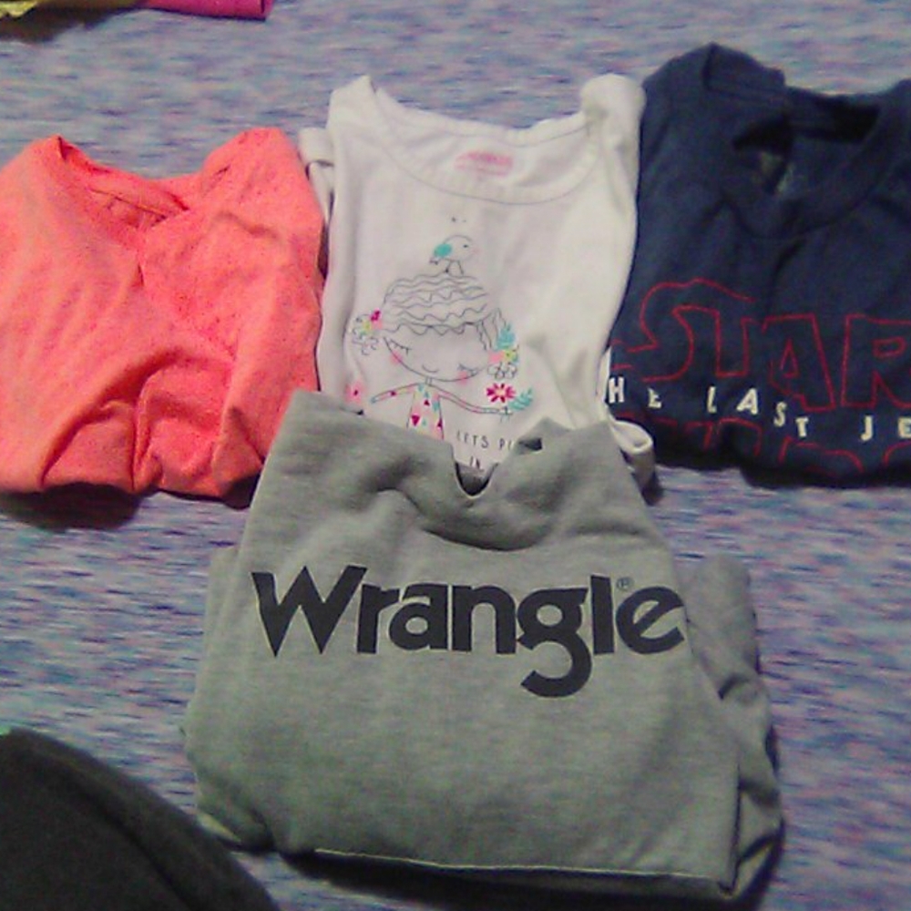 Girls short sleeve shirts